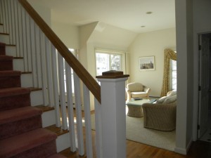 sitting room and stairs